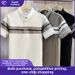 Men's Slim Fit Short Sleeve Polo Shirt Trendy Artistic Summer New Foreign Trade Simple_viptrois.com