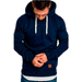 Men's Clothing new men's solid color outdoor sports casual fleece sweatshirt jacket 8001_viptrois.com