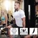 Men's Quick Dry Sports T-Shirt Outdoor Running Fitness Trendy Top Short Sleeve Tight Fit_viptrois.com