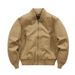 Men's Vintage Baseball Jacket – Slim Fit Cotton Bomber With Ribbed Hem For Streetwear & Casual Style (Black/Khaki/Army Green, M-4XL)_viptrois.com