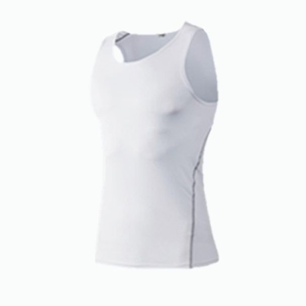 Pulse Men's Sports Compression Vest Quick-Dry Breathable Elastic Base Layer Running Sweat Shirt Fitness Training Top_viptrois.com