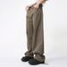 Men's Clothing | 2024 Summer New Products Cleanfit High end Drape Dark Brown Jeans_viptrois.com