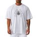 Foreign Trade Cross-border Fitness Short Sleeve Super Large Size Oversize Fitness Clothes Quick-Drying Mesh Large Mesh T-Shirt Crew Neck Tide_viptrois.com