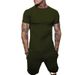 Men's Summer Sportswear Set - Breathable Quick-Dry Short Sleeve T-Shirt & Shorts For Gym, Running, Casual Wear (Multiple Colors & Sizes)_viptrois.com