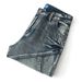 Men's Vintage Patchwork Denim Shorts - Summer Lightweight 5-Pocket Casual Cargo Design With Cat Whisker Wash, Mid-Thigh Length_viptrois.com