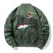 Spring And Autumn New Pilot Jacket Men's Airplane Embroidered Baseball Jacket Large Size Jacket Tooling Jacket_viptrois.com