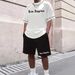 Men's Casual Short Sleeve Graphic T-Shirt Set - Breathable & Lightweight Summer Tee With 3D Print, Comfort Fit For Streetwear & Daily Wear_viptrois.com