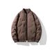 Down Jacket 2025 Winter Youth Trend Stand-up Collar Solid Color White Duck Down Men's 90 Down Jacket_viptrois.com