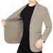 1 Summer Thin Stretch Sun Protection Clothing For Middle-aged And Young Men, Casual Suit, Non-iron Single-piece Top, Dad's_viptrois.com