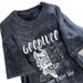Washed Pure Cotton Short T-shirt For Men's Summer Fashion Brand High Street Trend 230g Versatile Casual Half Sleeved Top_viptrois.com