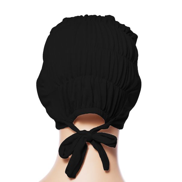 Adjustable Modal Elastic Bottoming Hat - Solid Color Head Covering Scarf With Rope & Lace (Breathable, Comfortable, Stretchy Headwear For Women)_viptrois.com