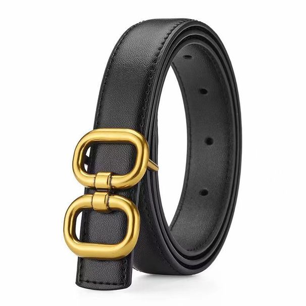 Women's Fashionable Decorative Belt - Versatile Slim Waist Strap For Jeans & Dresses (Minimalist & Luxurious Design)_viptrois.com