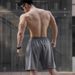 Men's Distressed Cargo Shorts - Breathable Cotton Workout Basketball Running Training Athletic Shorts With Pockets_viptrois.com
