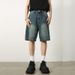 New Denim Shorts Men's Summer Ins Trendy Shorts Loose Versatile Casual Pants Trend_viptrois.com