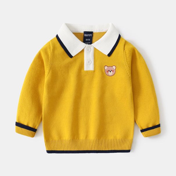 kids'clothing Children's lapel embroidered thread coat baby autumn dress_viptrois.com