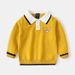 kids'clothing Children's lapel embroidered thread coat baby autumn dress_viptrois.com