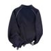 Men's Half-Zip Turtleneck Sweatshirt – Cleanfit Heavyweight Pullover With Hood (Greyish/Navy Blue, M-2XL)_viptrois.com