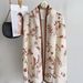 for Women Autumn Winter 2024 New Simple Elegant Printed Silk Scarf Korean Style Pastoral Floral Warm Large Shawl_viptrois.com