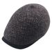 Winter Knitted Wool Beret Warm Men's Middle-aged And Elderly British Style Duckbill Cap Patchwork Youth Forward Hat_viptrois.com