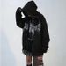 European And American Dark Style Hip Hop Gothic Y2K Butterfly Iron Zipper Hoodie Unisex Harajuku Jacket Sweatshirt Men_viptrois.com