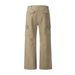 Men's Clothing Punk old washed straight denim trousers men's hip hop loose casual floor mopping trousers frayed raw edge wide leg trousers_viptrois.com