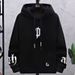 New Pullover Hooded Sweater Thickened And Velvet Men's Clothing Autumn And Winter Trend Slim Fit_viptrois.com