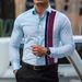 Men's Shirt 2025 Four Sided Stretch Thin Color Matching Business Daily Casual Shirt Men's Long Sleeve_viptrois.com