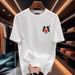 Men's Clothing Short Sleeved T Shirt Men's Summer 2025 New Style Trend Simple Half Sleeved Top Loose Casual_viptrois.com