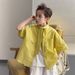 Spade Seven 2025 New Summer Boys Korean Fashion Striped Shirt Children's Summer Short Sleeved Shirt Tops_viptrois.com