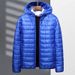 Men's Clothing Cotton-padded Autumn And Winter Sports Casual Hooded Coat Warm Cotton-padded Jacket Youth Solid Color Padded Jacket_viptrois.com
