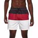 Men's Clothing Summer Quick Drying Beach Shorts Men's Gradient Striped Shorts_viptrois.com