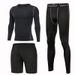 Unisex Quick-Dry Fitness Set – Milk Silk Workout Outfit For Running, Basketball & Gym (Short Sleeve + Long Pants, Summer-Ready)_viptrois.com