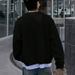 Vintage Cable Knit Sweater, Oversized Unisex Crewneck Long Sleeve Pullover, Casual Loose Fit For Men & Women_viptrois.com