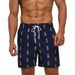 Men's Clothing Printed Beach Shorts Men's Swimming Trunks Quick Drying Four Point Shorts Casual Pants Swimming Trunks_viptrois.com