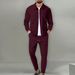 Men's Clothing Coat Autumn Youth Waffle Zipper Pocket Lapel Slim Cardigan Men's Jacket Suit_viptrois.com