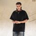 Pure Cotton American High Street Style Short-sleeve T-shirt For Men, Loose Fit Half-sleeve Tee_viptrois.com