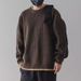 Pure Lazy Heavyweight Sweater For Men, Round Neck Loose Top, Autumn And Winter 2025 New Style Jacket, Two-Piece Knitted_viptrois.com