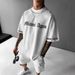 Men's Clothing Summer Casual Loose Breathable Short Sleeved Round Neck T Shirt 2024 Fashion Simple Slogan 3D Digital Printing_viptrois.com