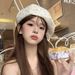 Sweet Colorful Polka Dot Beret, Children's Spring Summer Academic Style, Sweet And Versatile, Showing Off Face, Small_viptrois.com