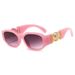 Fashion Trend Polygonal Personalized Glasses New Small Box Sunglasses Internet Celebrities Same Cat Eye Glasses_viptrois.com