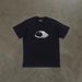 Men's Clothing Pure Cotton Loose Short Sleeved T-Shirt 250g Heavyweight American Style Vintage Eye Print Unisex Men's And Women's Top_viptrois.com