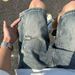 Men's Clothing Summer Thin Ripped Denim Shorts Men's Vibe Retro Loose Mid-length Pants Trendy Street All-match Shorts_viptrois.com