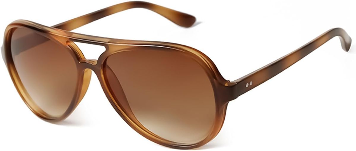 Sunglasses Men Women Retro Aviator Glasses - 70s Vintage Pilot Glasses Glasses For UV400 Protection Sunglasses_viptrois.com