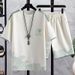 Summer Short Sleeve Shorts Set Men's T-Shirt Youth Loose Plus Size Trendy Brand Student Stylish Outfit Trend_viptrois.com