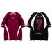 National tide retro racing suit contrast color letter number print short sleeve T shirt men and women summer street loose short sleeve shirt_viptrois.com
