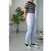 Seersucker High Waisted Neapolitan Style Men's Trousers Summer Straight Leg Casual Long Pants Relaxed Elegant British Fashion_viptrois.com