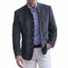Retro Windproof Jacket For Men – Polyester Casual Coat With Zip Pockets (6 Sizes, Vintage Streetwear, Slim Fit, All-Season Layering Essential)_viptrois.com