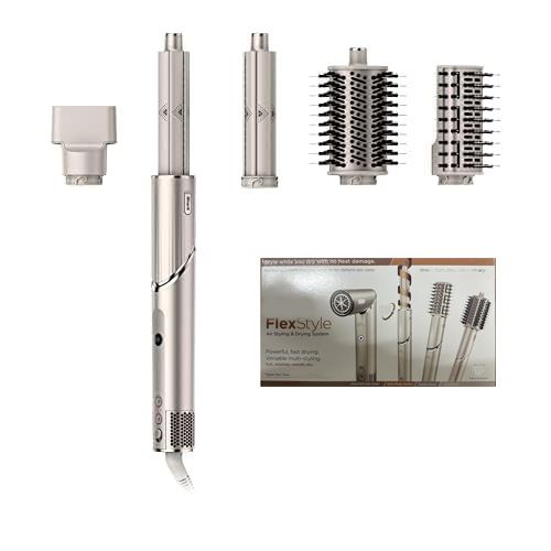 Shark Same Style Multi-Function HD430 Flexstyle Curling Iron 90-Degree Rotating Hair Dryer_viptrois.com