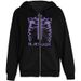 Y2K Skeleton Hoodie 90s Pattern Print Zip-Up Top Girl Sweatshirt_viptrois.com