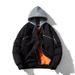 Men's Clothing Baseball Uniform Autumn And Winter Solid Color Quilted Jacket Teenagers Students Handsome Flight Suit Thickened Coat_viptrois.com